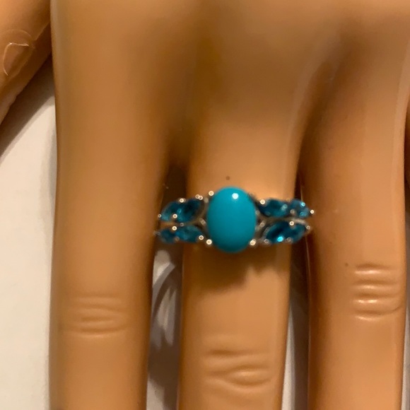Jewelry - TURQUOISE RING, (SLEEPING BEAUTY), SIZE 8